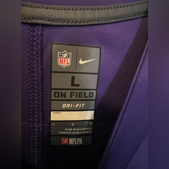 NIKE Minnesota Vikings BRADFORD #8 Jersey Man’s size L - Picture 4 of 13